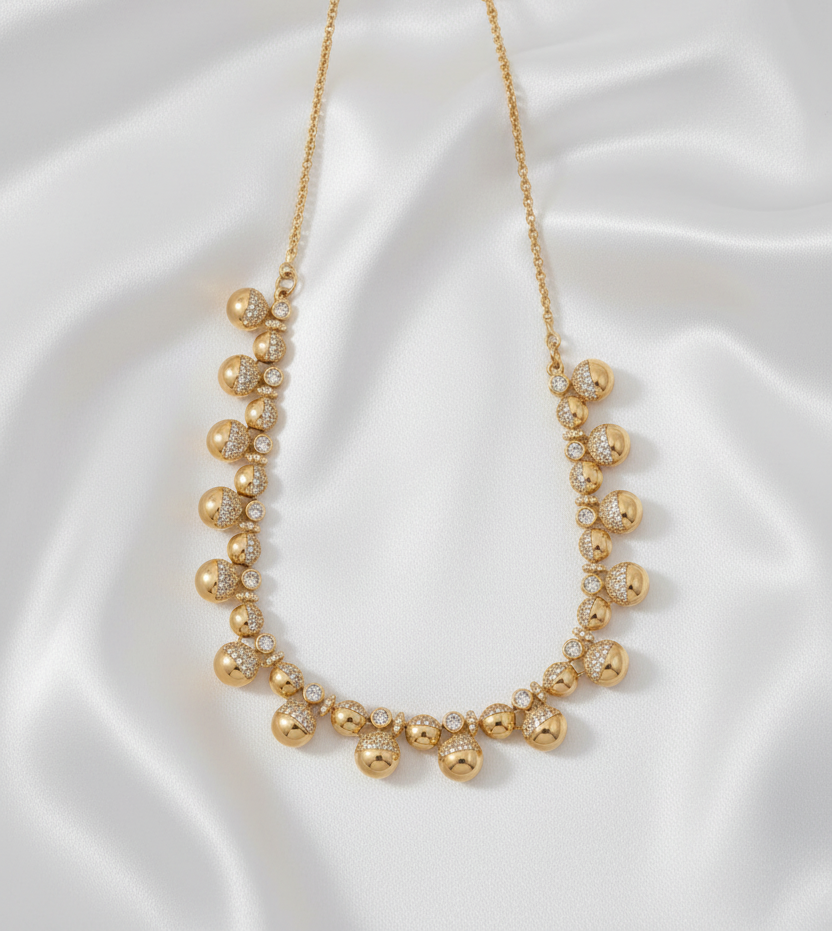 Zircon Stone Necklace