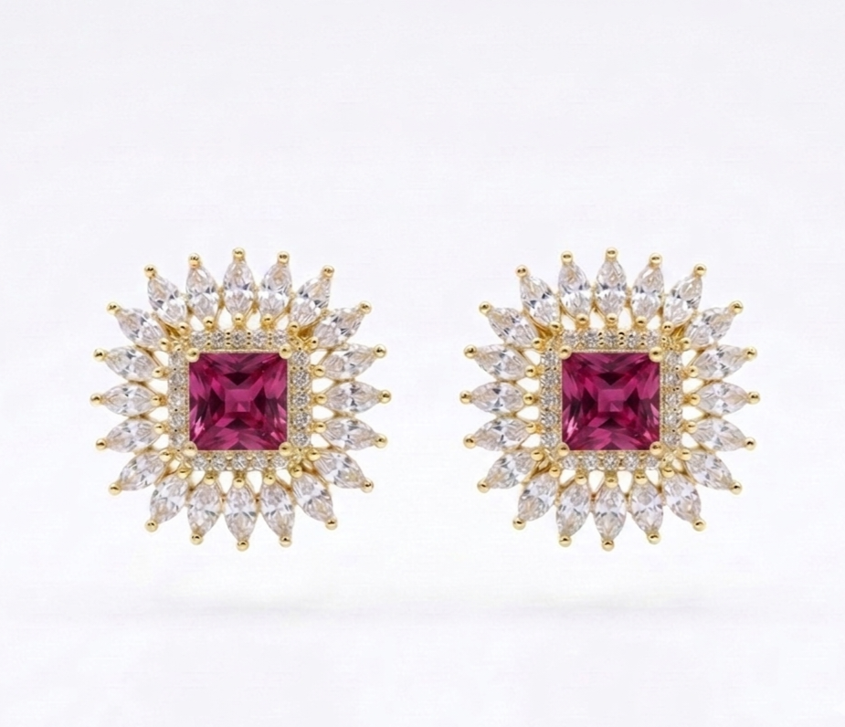 Zircon Stone Earring