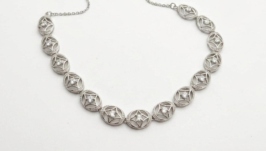 Zircon Stone Necklace