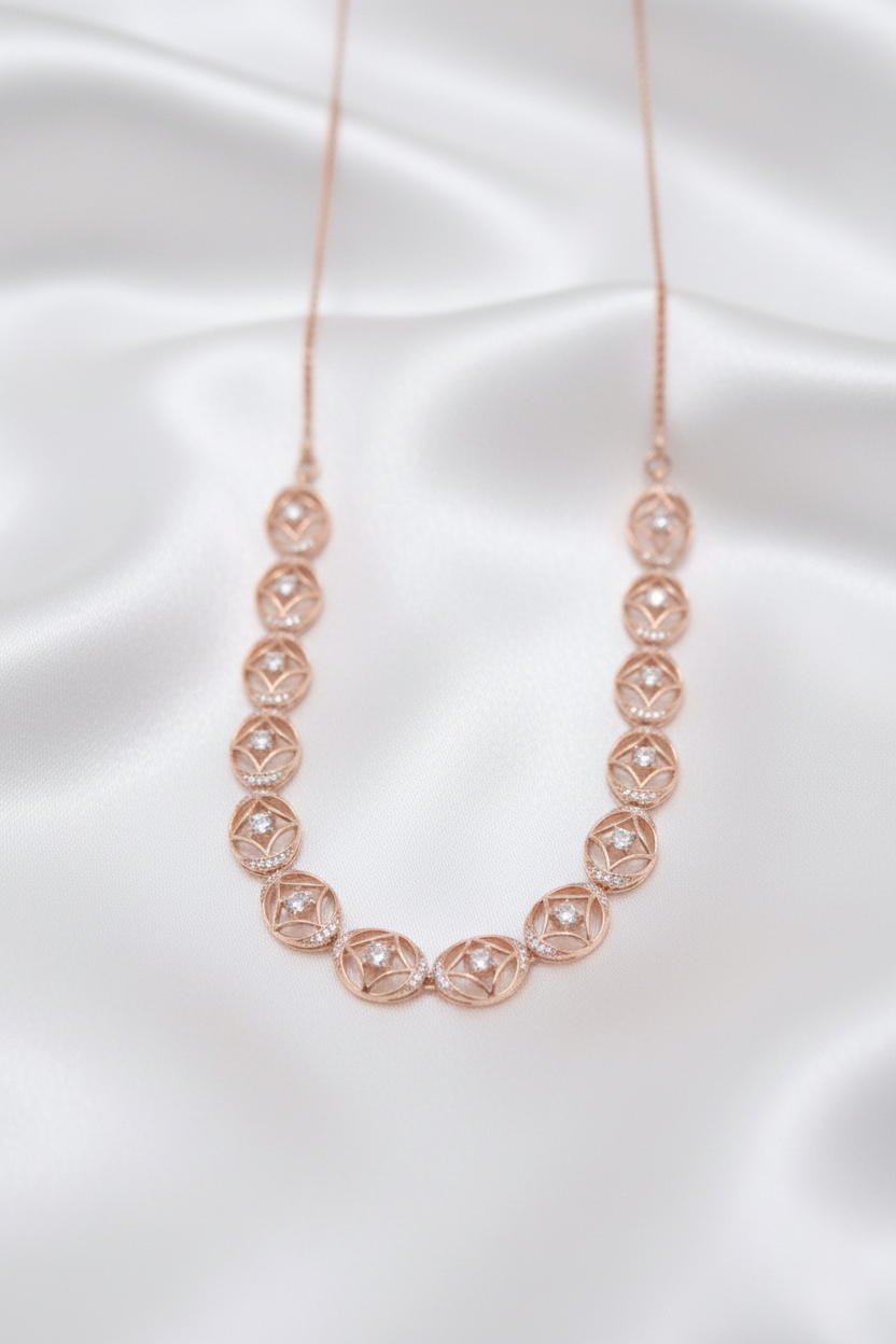 Zircon Stone Necklace