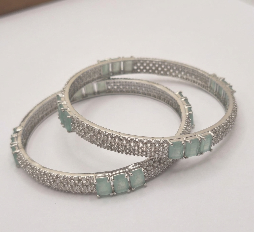 Zircon Stone Bangles