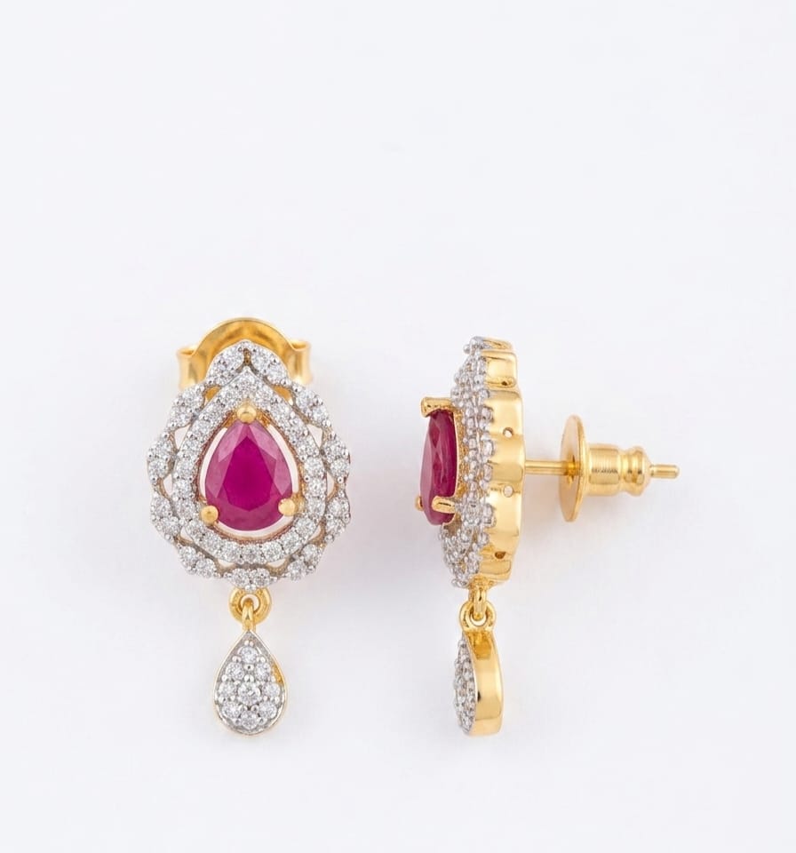 Zircon Stone Earring