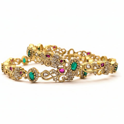 Majestic Kundan Bangles for Women