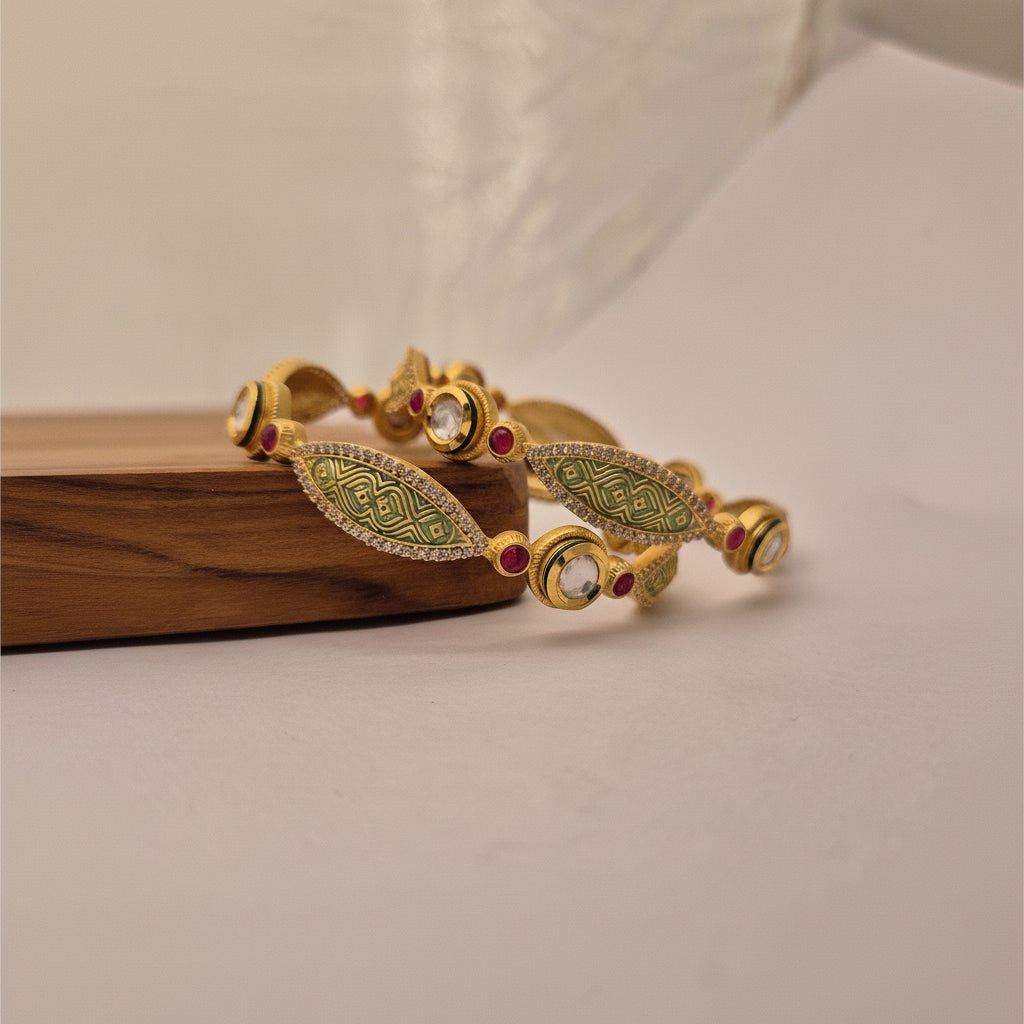 Kundan Bangles
