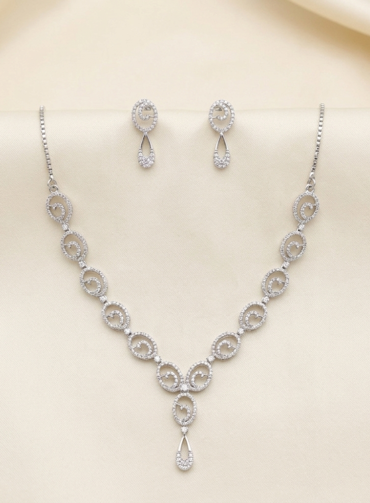 Zircon Stone Necklace