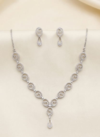 Zircon Stone Necklace