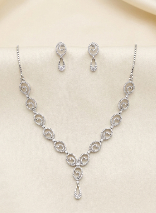 Zircon Stone Necklace