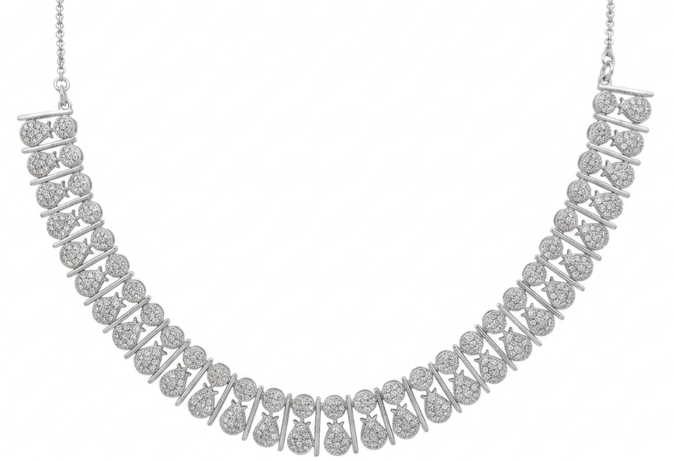 Zircon  Stone Necklace
