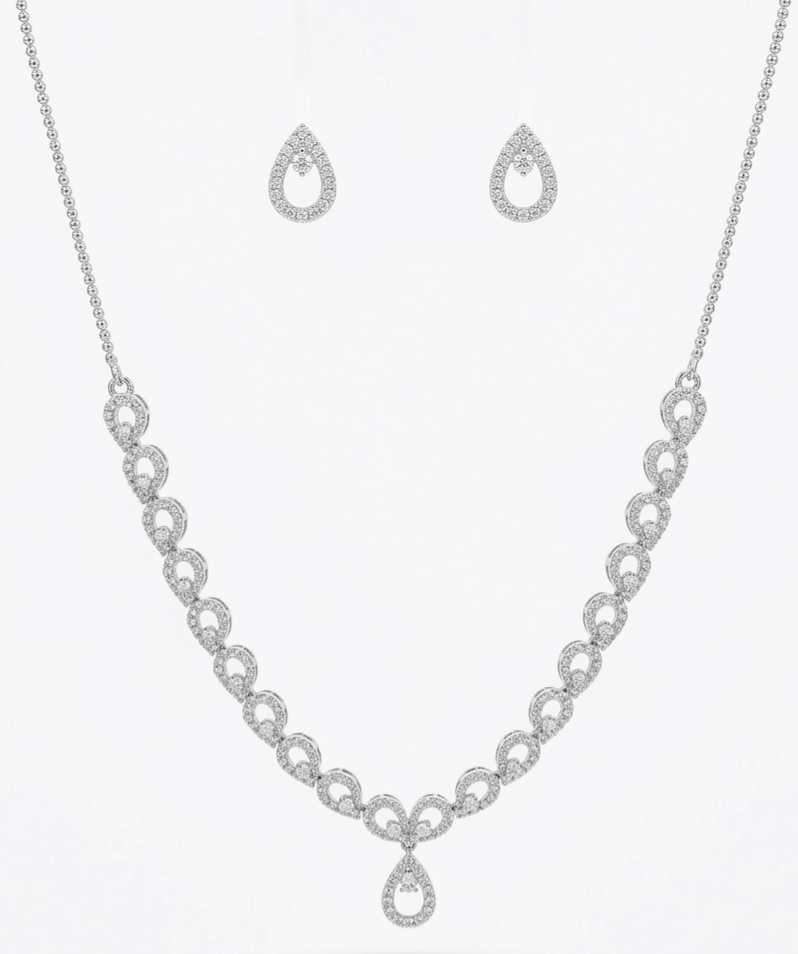 Zircon Stone Necklace