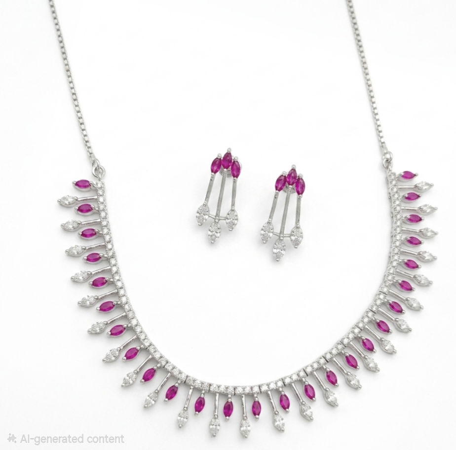 Zircon Stone Necklace