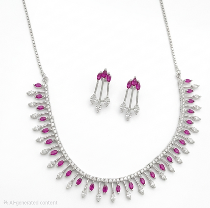 Zircon Stone Necklace
