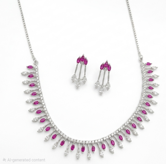 Zircon Stone Necklace