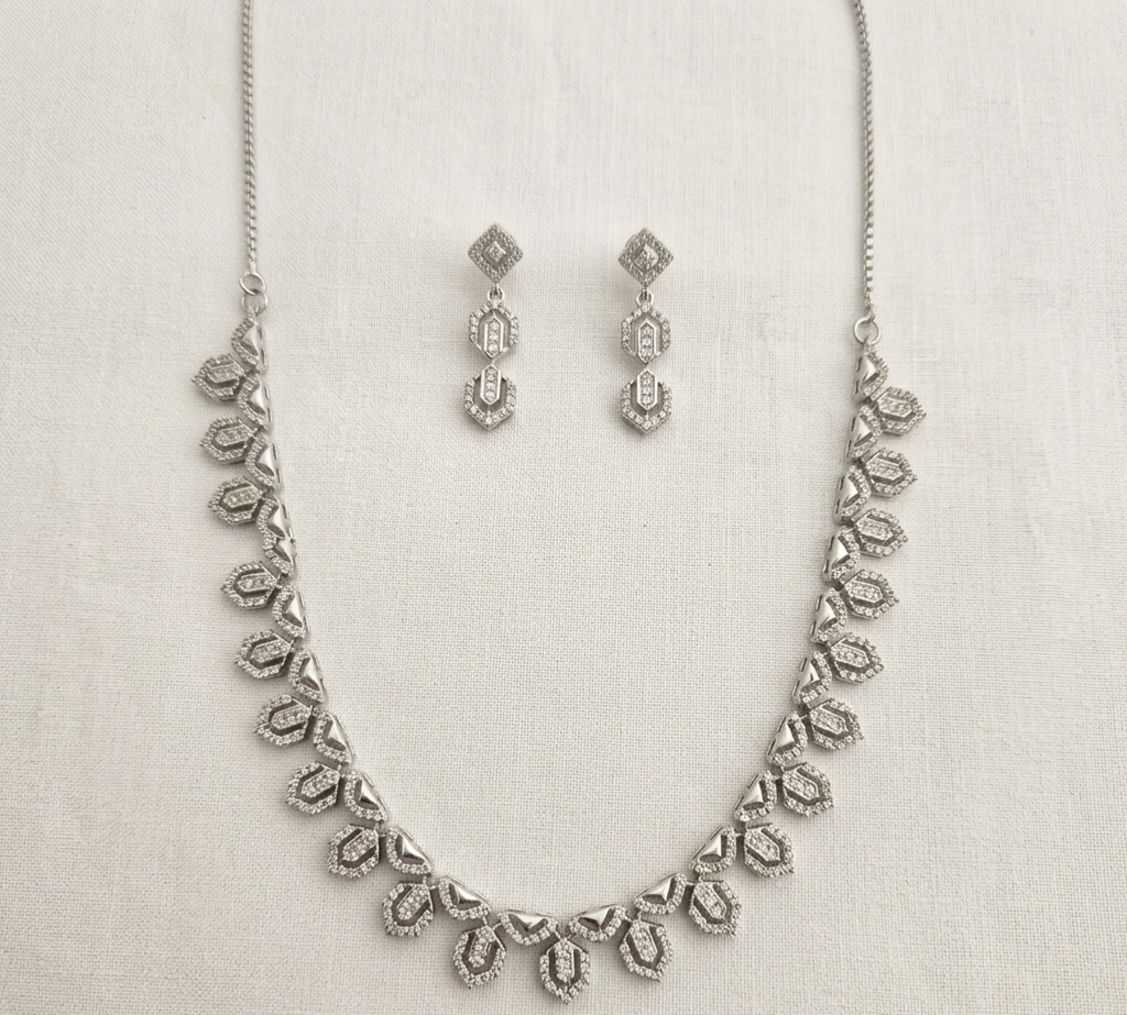 Zircon Stone Necklace