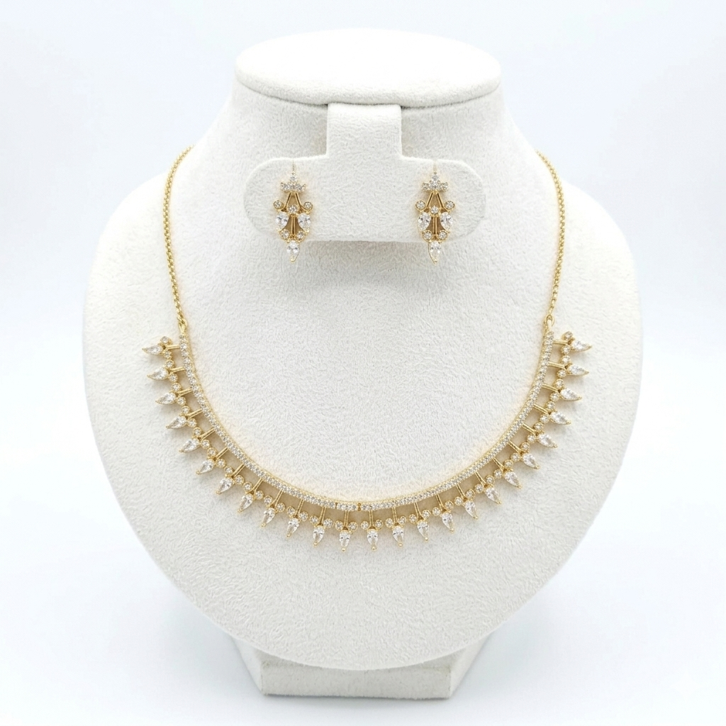 Zircon Stone Necklace