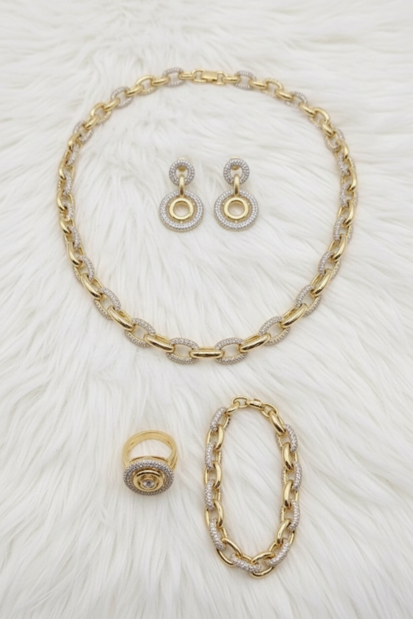 Stone Necklace Set