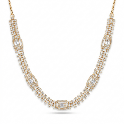 Zircon  Stone Necklace