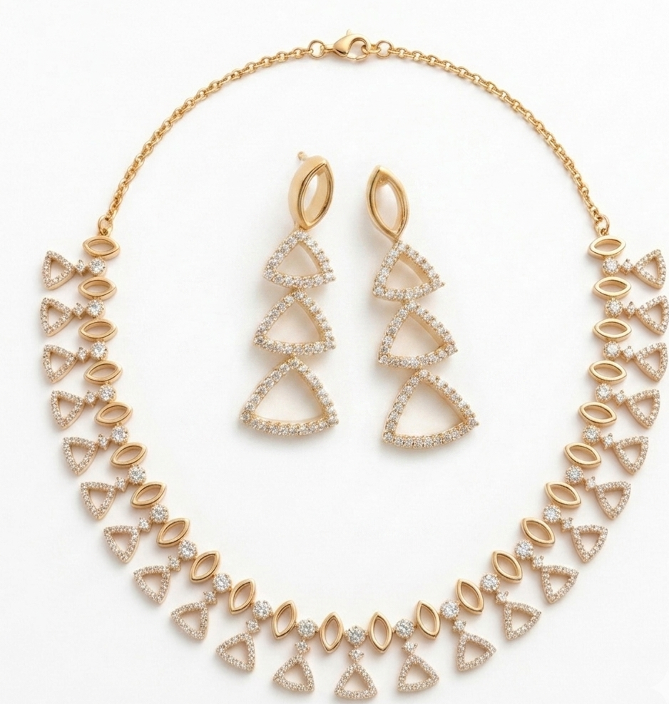Zircon Stone Necklace