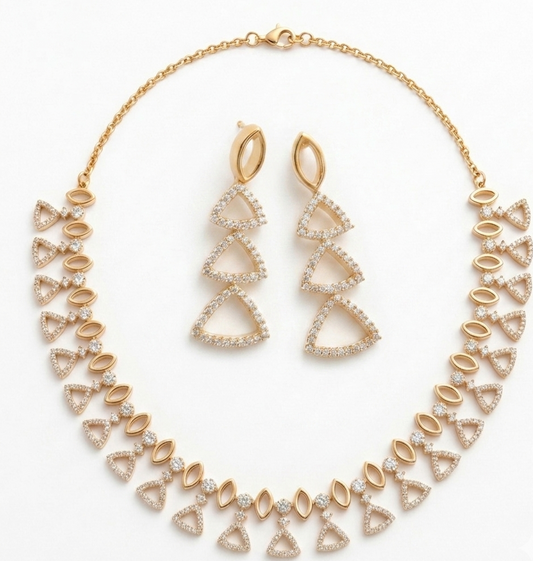 Zircon Stone Necklace