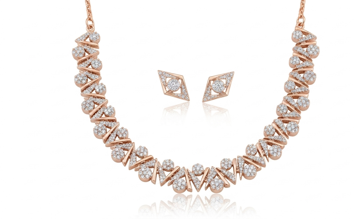 Zircon Stone  Necklace