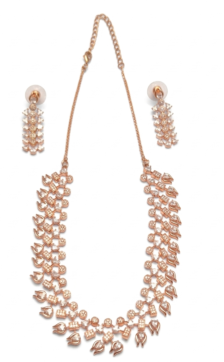 Zircon  Stone Necklace