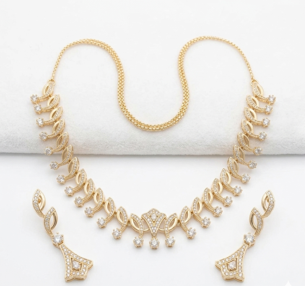 Zircon Stone  Necklace