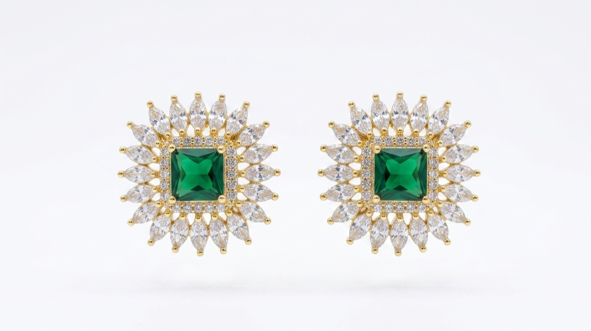 Zircon Stone Earring