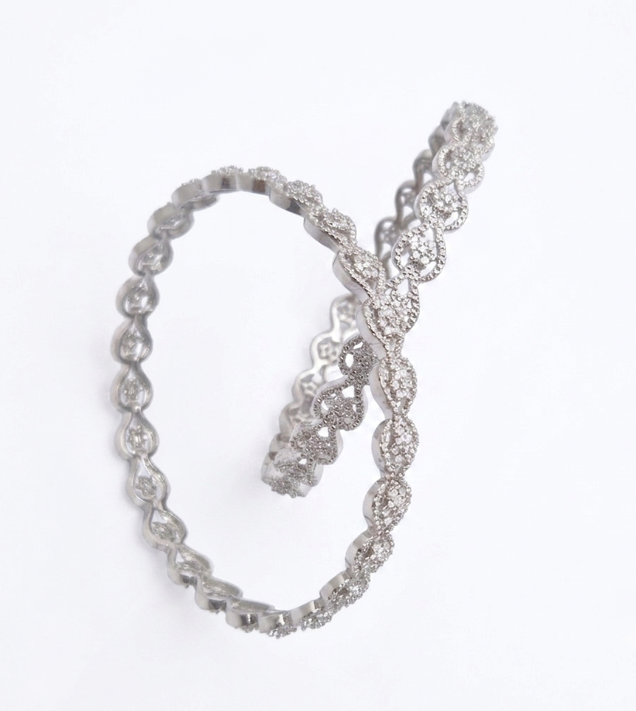 Zircon Stone Bangles