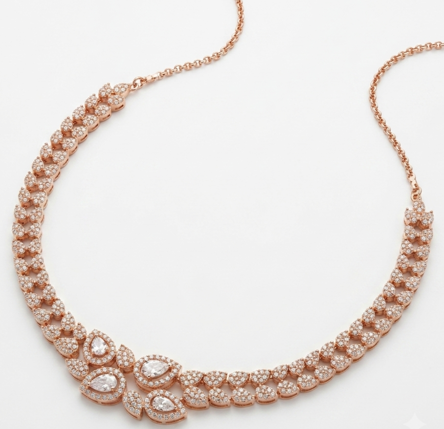 Zircon Stone  Necklace