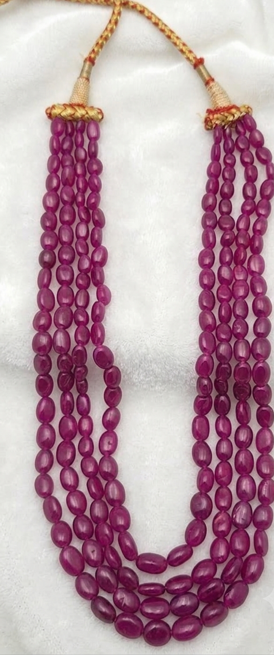 Ruby Beads Dark Pink