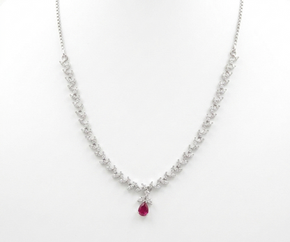 Zircon  Stone Necklace