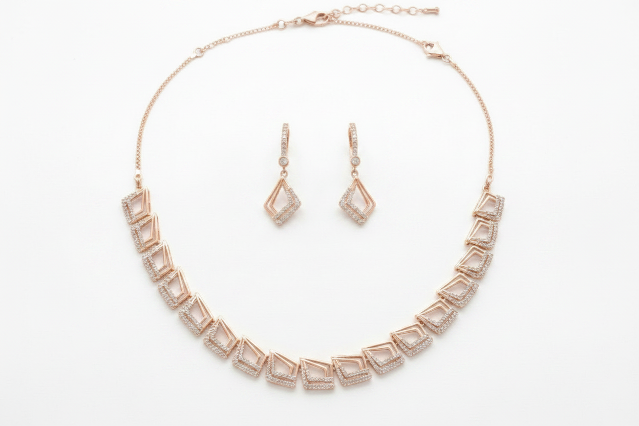 Zircon Stone Necklace