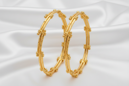 Elegant Gold Finish Designer Bangles | Traditional & Modern Women’s Jewellery