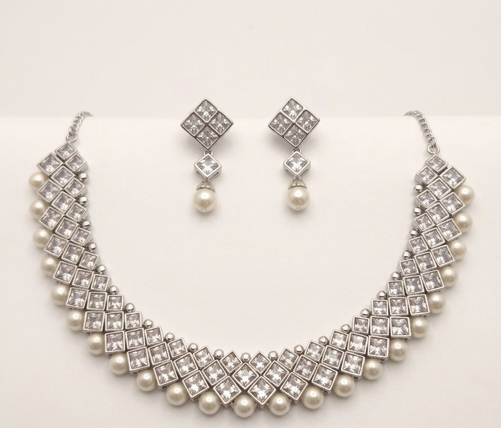 Zircon Stone Necklace