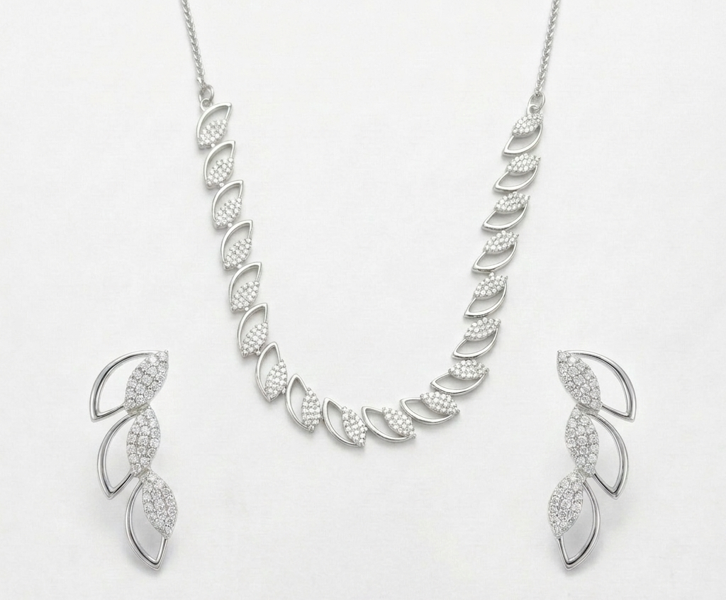 Zircon  Stone Necklace