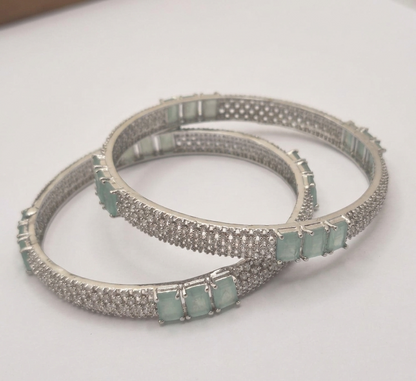 Zircon Stone Bangles