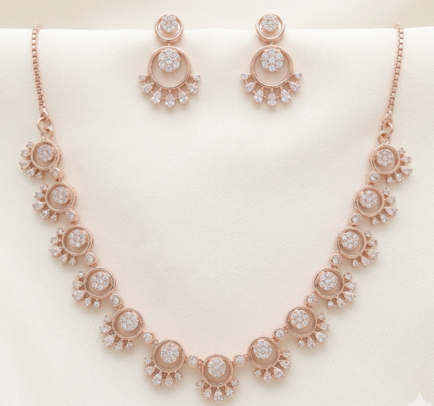 Zircon Stone  Necklace