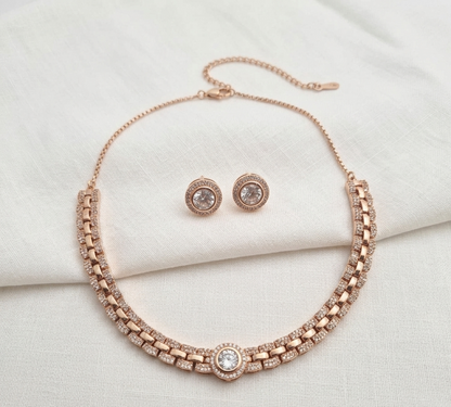 Zircon Stone Necklace