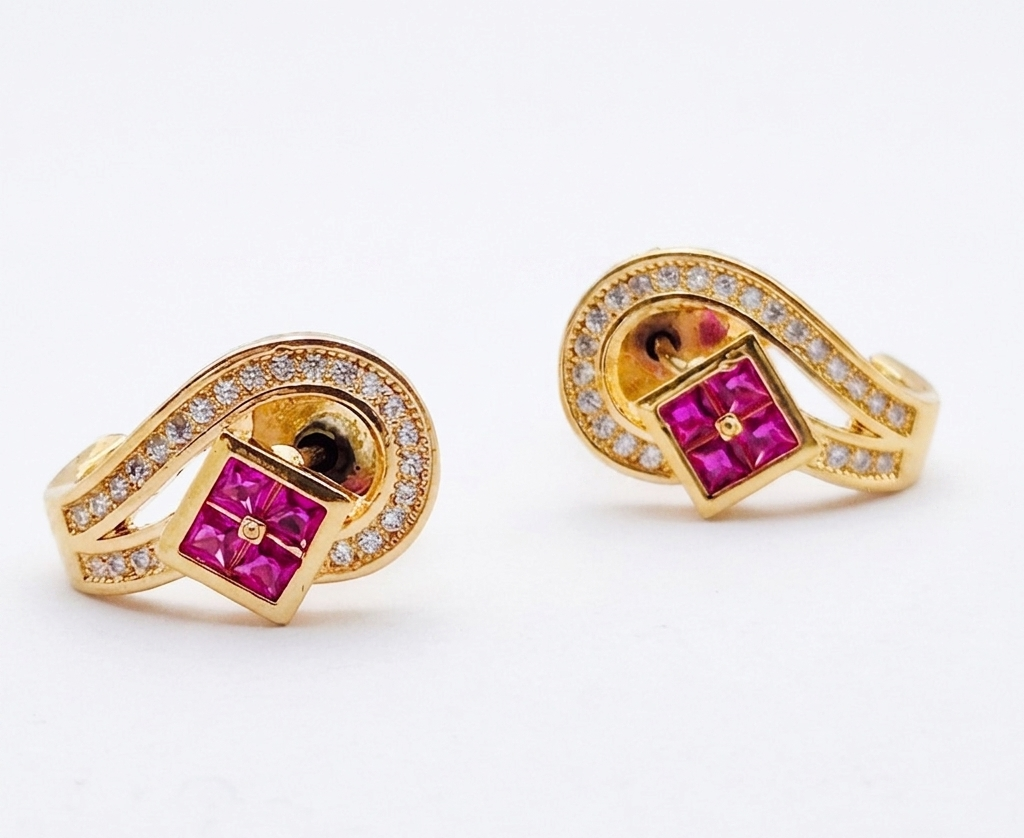 Zircon Stone Earring