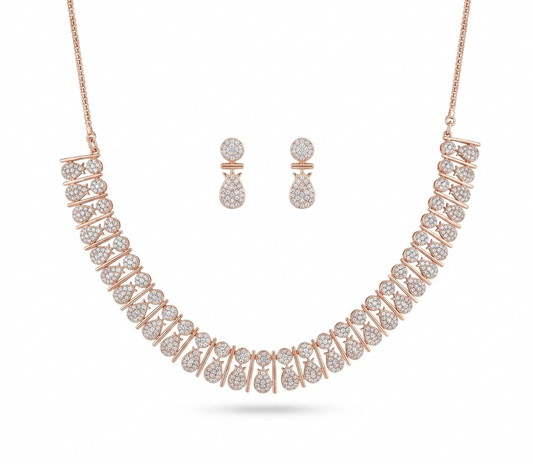 Zircon  Stone Necklace