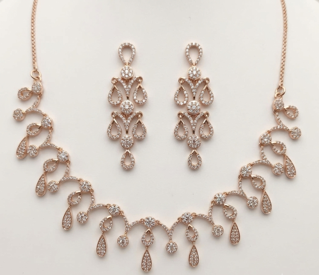 Zircon Stone Necklace