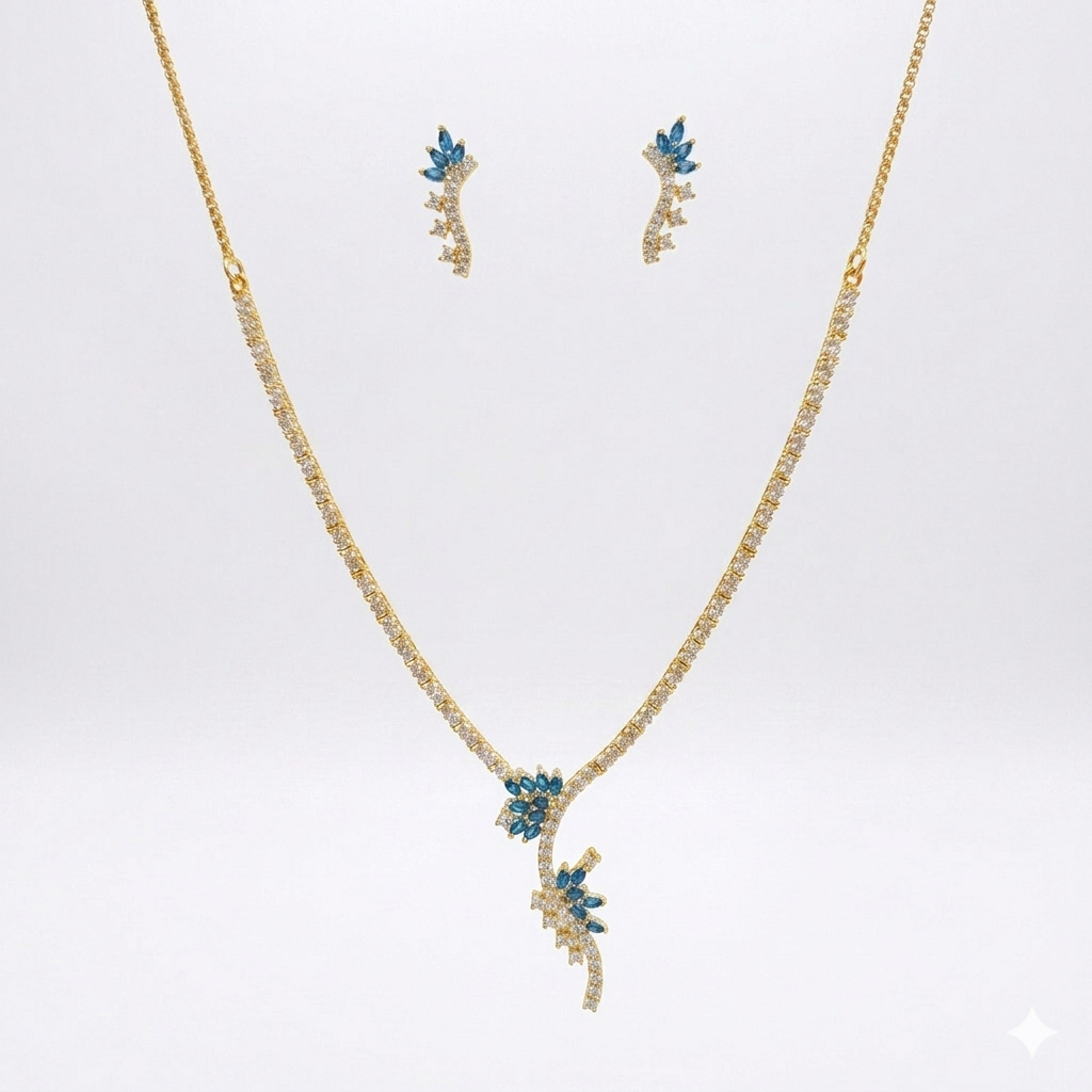 Zircon Stone  Necklace