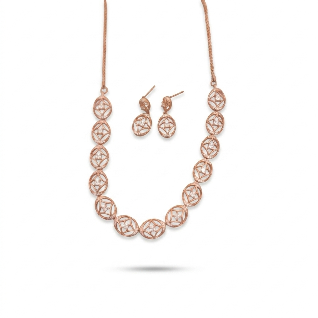 Zircon Stone Necklace