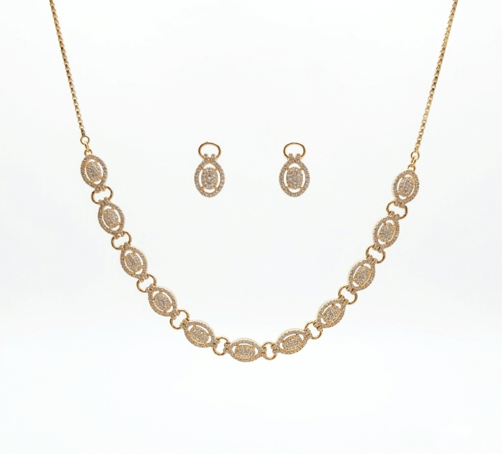 Zircon Stone Necklace