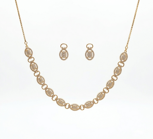Zircon Stone Necklace