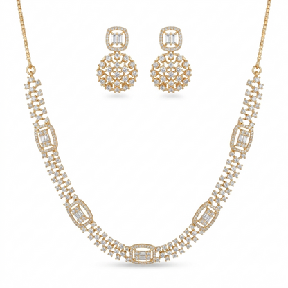 Zircon  Stone Necklace