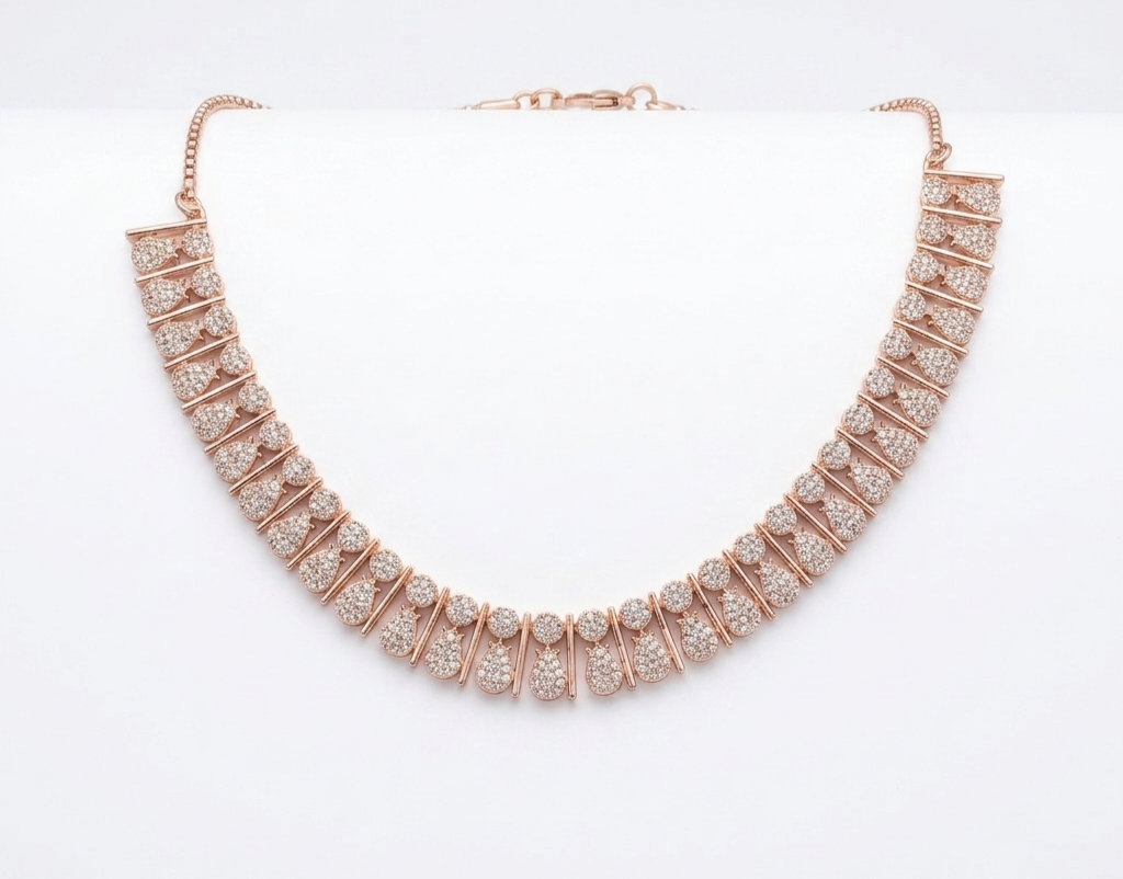 Zircon  Stone Necklace