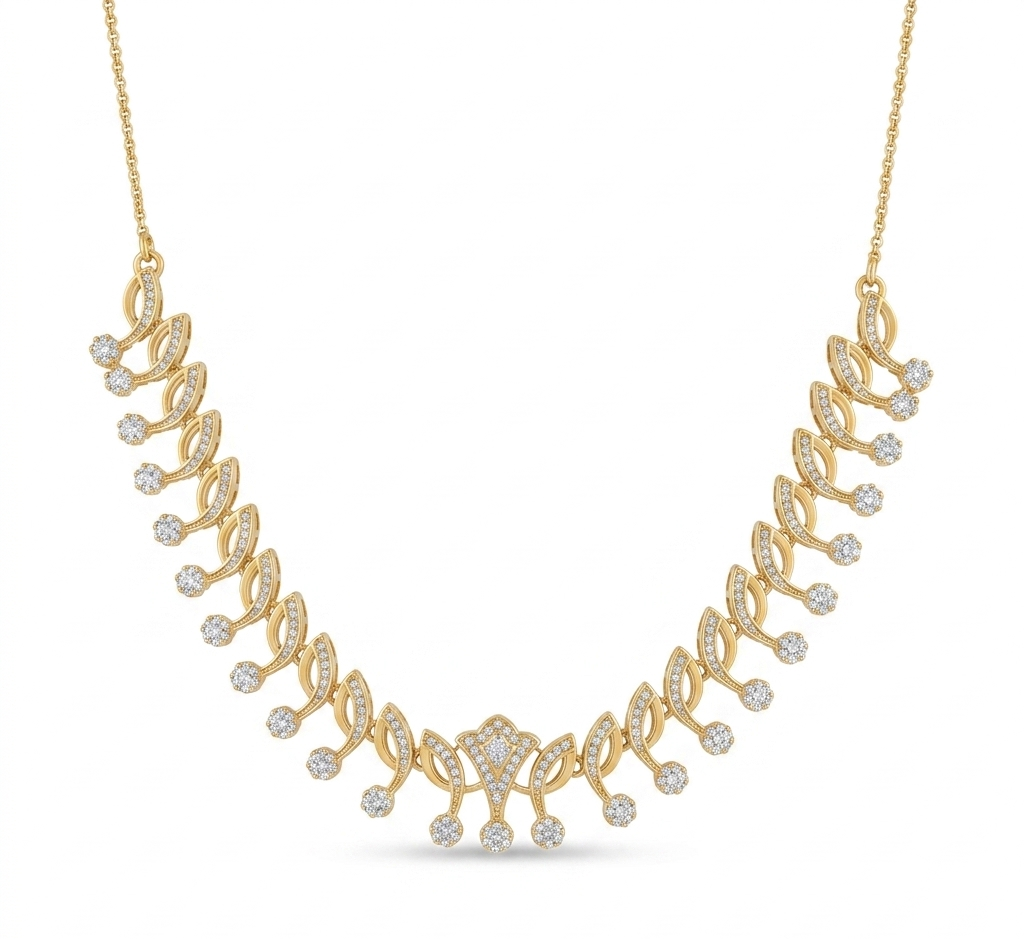 Zircon Stone  Necklace
