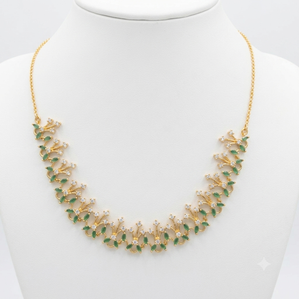 Zircon Stone  Necklace