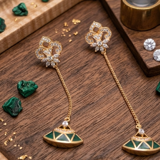 Zircon Stone Earring