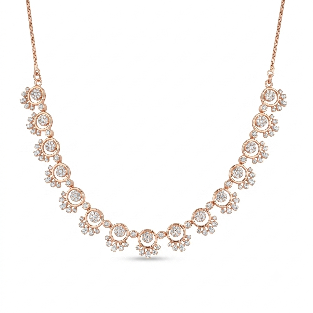 Zircon Stone  Necklace